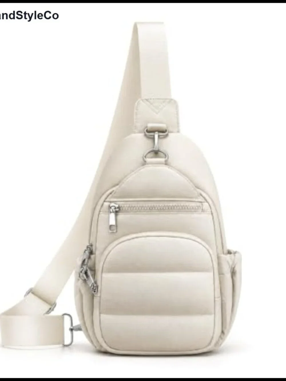 Anti-Theft Sling Bag RFID Blocking Crossbody Travel Puffer Purse